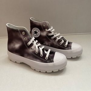 Brand-New CONVERSE Muted Cloud Wash Lugged Chuck Taylor All Star High Top Shoes